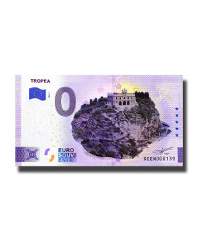 0 Euro Souvenir Banknote Tropea Colour Italy SEEN 2022-1