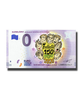 0 Euro Souvenir Banknote Nurmijari Colour Finland LEBB 2020-1