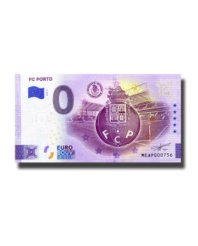 0 Euro Souvenir Banknote FC Porto Portugal MEAP 2023-9