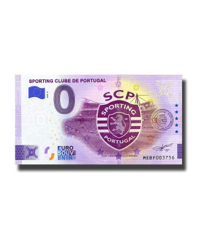 0 Euro Souvenir Banknote Sporting Clube De Portugal MEBF 2023-8