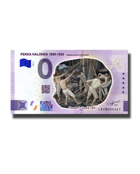 0 Euro Souvenir Banknote Pekka Halonen 1865-1933 Colour Finland LECB 2023-4