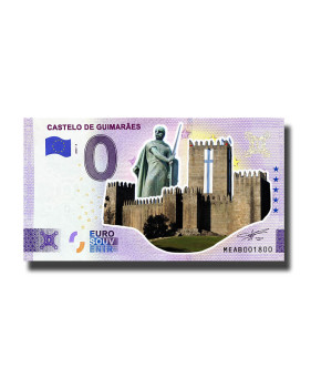 0 Euro Souvenir Banknote Castelo De Guimaraes Colour Portugal MEAB 2022-2