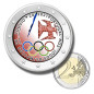 2 Euro Coloured Coin 2021 Portugal Olympic Games Tokyo 2021