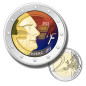 2 Euro Coloured Coin 2022 France Jacques Chirac