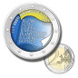 2 Euro Coloured Coin 2022 Estonia 150th Anniversary Estonian Literary Society