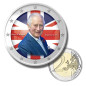 2 Euro Coloured Coin United Kingdom King Charles III - House of Windsor