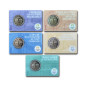 2023 France Olympic Games Paris 2024 2 Euro Coin Card Set of 5