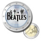 2 Euro Coloured Coin The Beatles