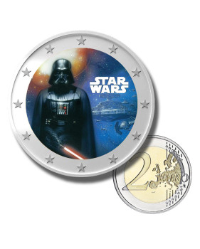 2 Euro Coloured Coin STAR WARS