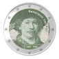 2 Euro Coloured Coin Rembrandt Van Rijn