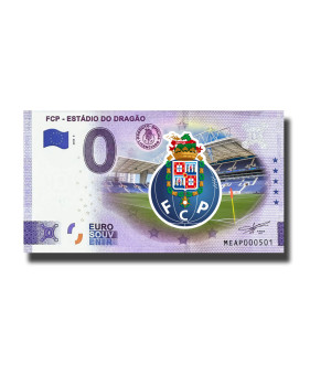 0 Euro Souvenir Banknote FC Porto Colour Portugal MEAP 2023-9