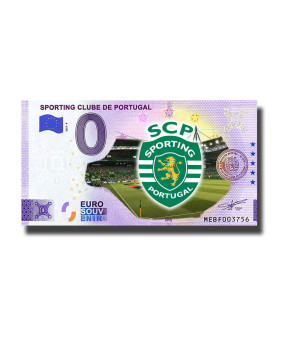0 Euro Souvenir Banknote Sporting Clube De Portugal Colour MEBF 2023-8