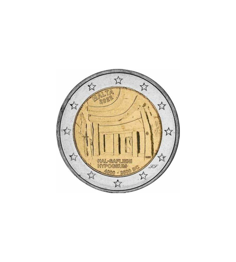 2022 Malta Hal Saflieni Hypogeum 2 Euro Coin
