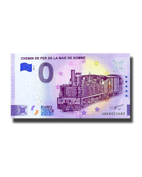 0 Euro Souvenir Banknote Chemin De Fer De La Baie De Somme France UEKD 2023-5