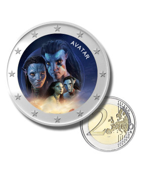 2 Euro Coloured Coin Avatar