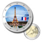 2 Euro Coloured Coin Eiffel Tower - Paris 1889
