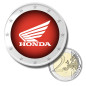 2 Euro Coloured Coin Car Brand - Honda