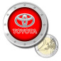 2 Euro Coloured Coin Car Brand - Toyota