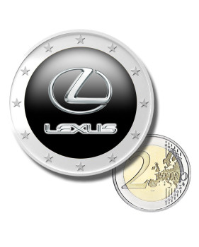 2 Euro Coloured Coin Lexus