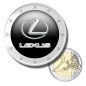 2 Euro Coloured Coin Car Brand - Lexus