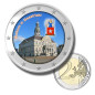 2 Euro Coloured Coin Welkom in Maastricht