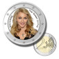 2 Euro Coloured Coin Madonna - The Queen Of Pop