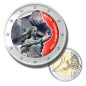 2 Euro Coloured Coin 2014 Malta Independence 1964