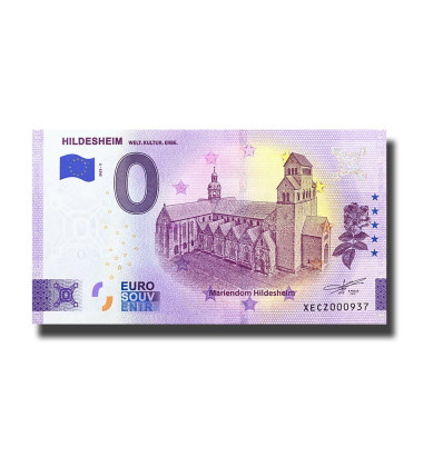 0 Euro Souvenir Banknote Hildesheim Germany XECZ 2023-3