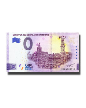 0 Euro Souvenir Banknote Miniatur Wunderland Hamburg Germany XEHA 2023-24