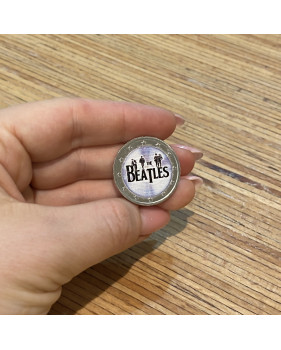 2 Euro Coloured Coin Music Star - The Beatles