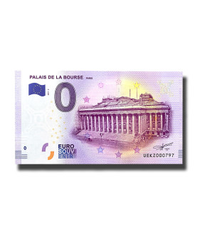 France Palais De La Bourse 0 Euro Banknote Uncirculated 004522