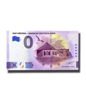 0 Euro Souvenir Banknote Kap Arkona - Nordkap Deutschlands Germany XEVR 2023-2