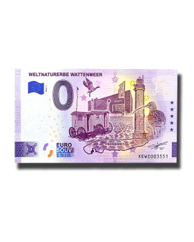 0 Euro Souvenir Banknote Weltnaturerbe Wattenmeer Germany XEWZ 2023-1