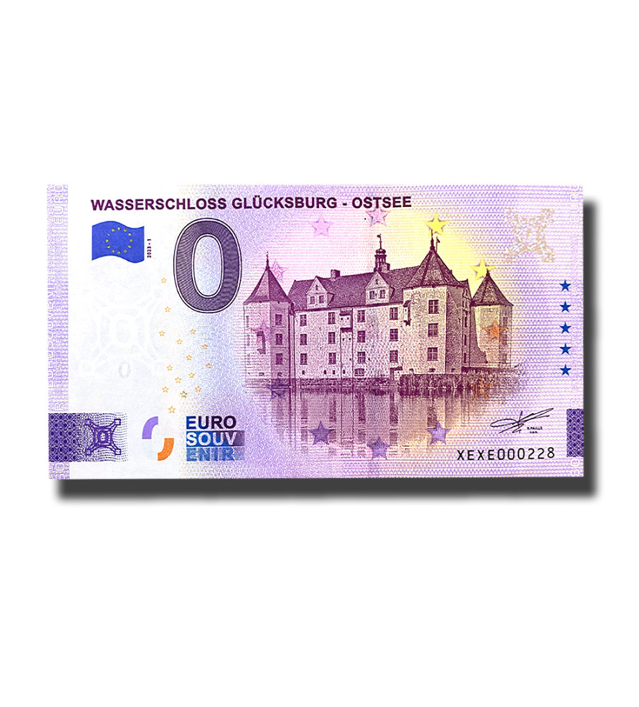 0 Euro Souvenir Banknote Wasserschloss Glucksburg - Ostsee Germany XEXE 2023-1