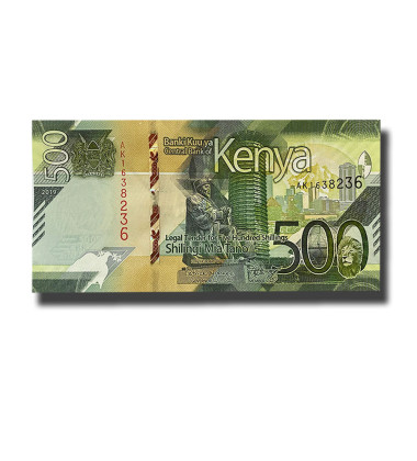 2019 Kenya Set of 5 Shilling Banknotes 50 100 200 500 1000 Uncirculated