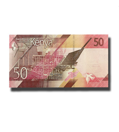 2019 Kenya Set of 5 Shilling Banknotes 50 100 200 500 1000 Uncirculated