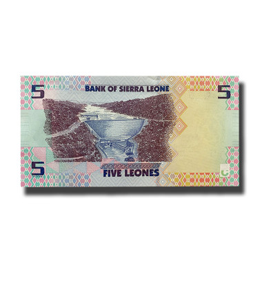 2022 Sierra Leone Set of 5 Leones Banknotes Uncirculated
