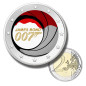 2 Euro Coloured Coin James Bond - Agent 007