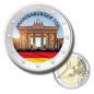 2 Euro Coloured Coin Brandenburger Tor - Berlin