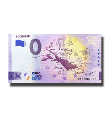 0 Euro Souvenir Banknote Bodensee Germany XERC 2023-3