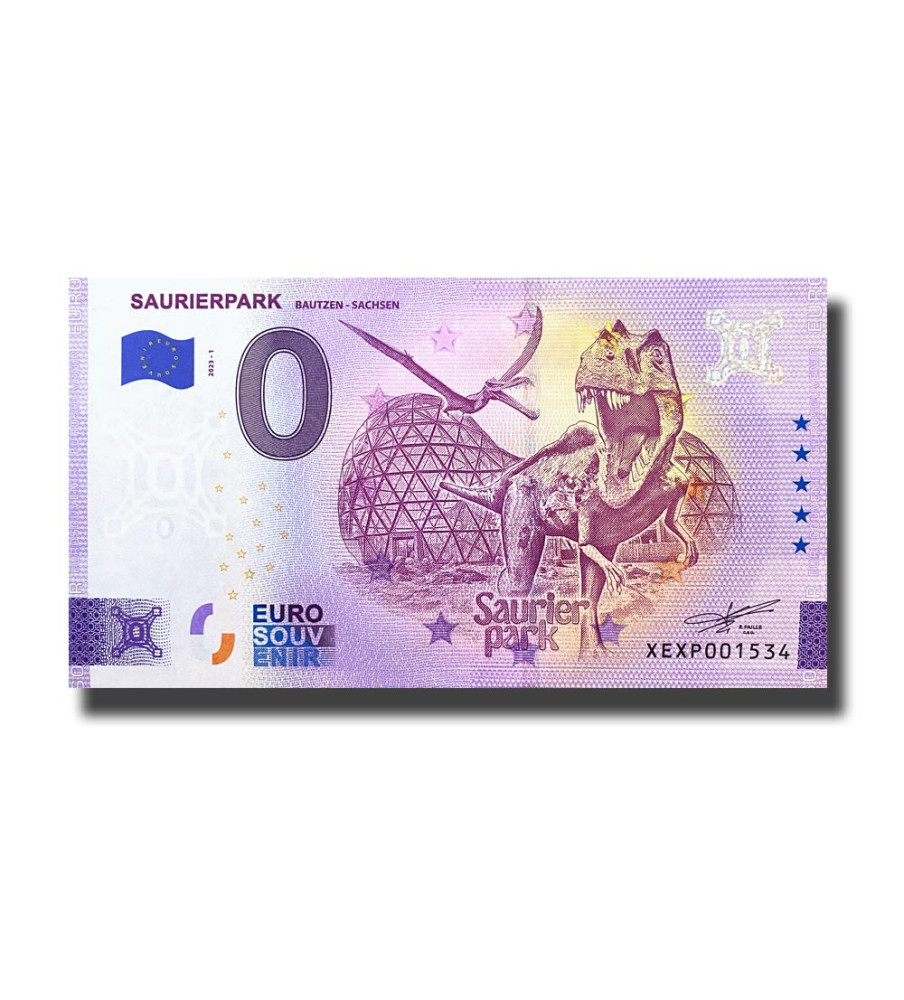 0 Euro Souvenir Banknote Saurierpark Bautzen - Sachsen Germany XEXP 2023-1