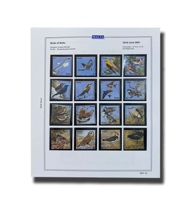 Malta Stamps 1996 - 2005 Collection Album Pages