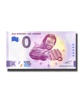 0 Euro Souvenir Banknote Bud Spencer - Die Legende Germany XEPL 2022-2