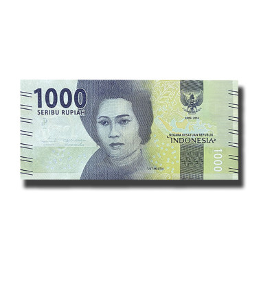 2016 Indonesia 1000 Rupiah Banknote Tjut Meutia Uncirculated