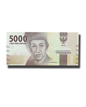 2016 Indonesia 5000 Rupiah Banknote Dr. K.H. Idham Chalid Uncirculated