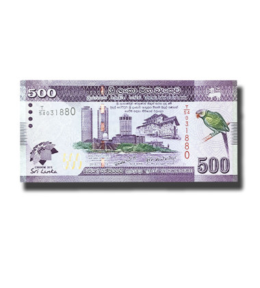 2013 Sri Lanka 500 Rupees Commemorative Banknote CHOGM 2013 UNC P129