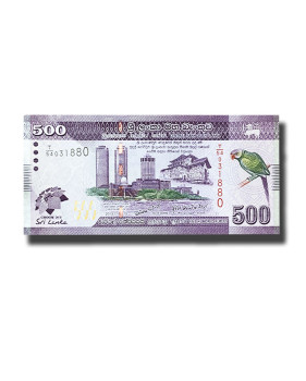 2013 Sri Lanka 500 Rupees Commemorative Banknote CHOGM 2013 UNC P129 Uncirculated