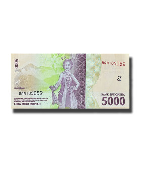 2016 Indonesia 5000 Rupiah Banknote Dr. K.H. Idham Chalid Uncirculated