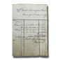 1822 - 1857 Malta Script Invoices 5pcs