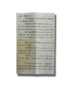 1837 Monte Di Pieta Memoirs and Account Rererence Book
